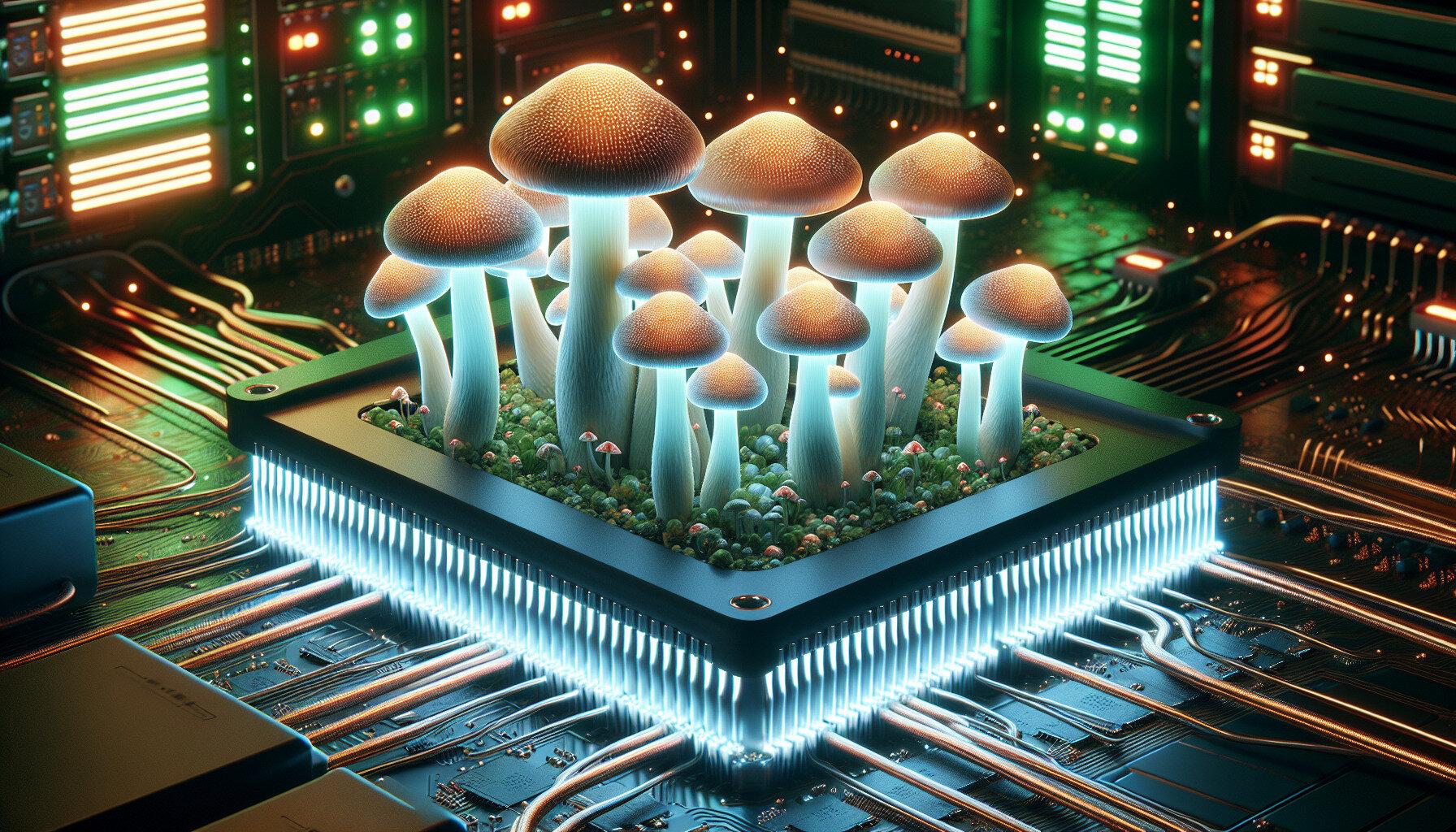 Mushrooms show promise as memory chips for future computers