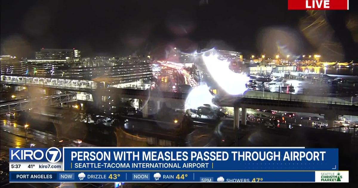 VIDEO: Measles exposure at SEA airport – KIRO 7 News Seattle