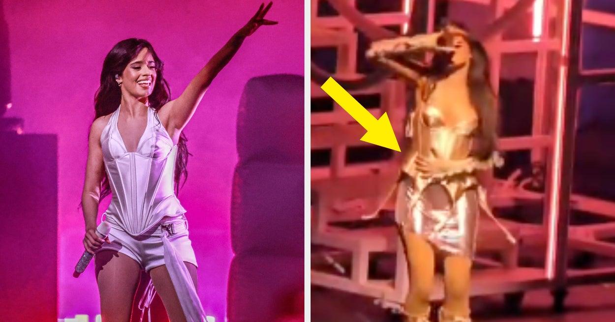 Camila Cabello has a wardrobe concert fel