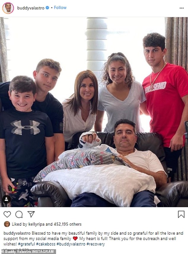 Update: On September 29th, Buddy returned to Instagram to share a warm family photo and to express his gratitude towards his wife and children