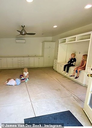 Kimberly, 38, took to Instagram with a series of shots documenting the family's move