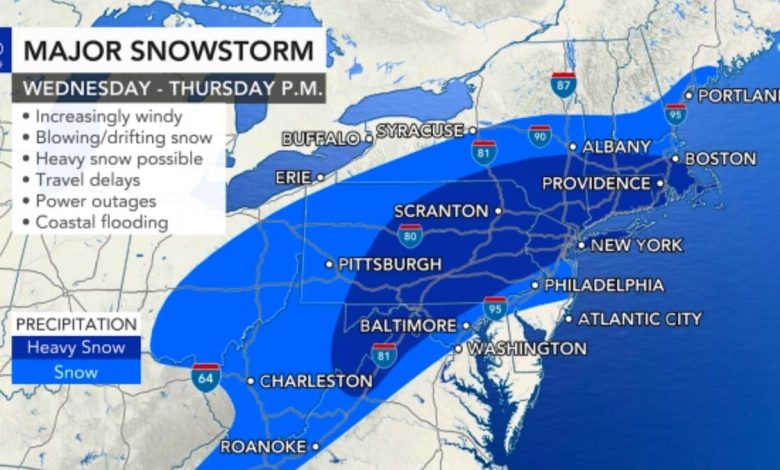 New Jersey Weather: Winter storm warning issued for 7 counties as total snowfall forecast increases