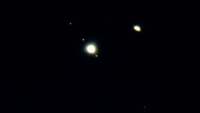 Photo of The “Christmas Star”: Images from the conjunction of Jupiter and Saturn