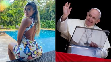 Photo of “ The Pope’s thumb gave me more confidence, ” said the Instagram star, as the Vatican account liked another sexy photo of another model – RT World News