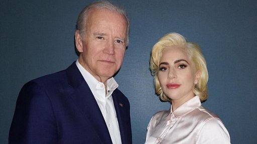Lady Gaga e Joe Biden