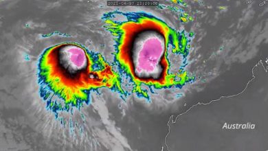 Photo of the weather.  Australia, Hurricane Seroja and the FUJIWARA EFFECT “3B Meteo” dance