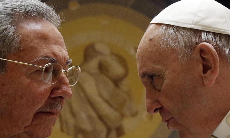 Raul Castro leaves the leadership of the Cuban Communist Party.  He has welcomed Pope Francis twice