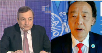 The FAO Director's funny slip: this is how he addresses Mario Draghi - video