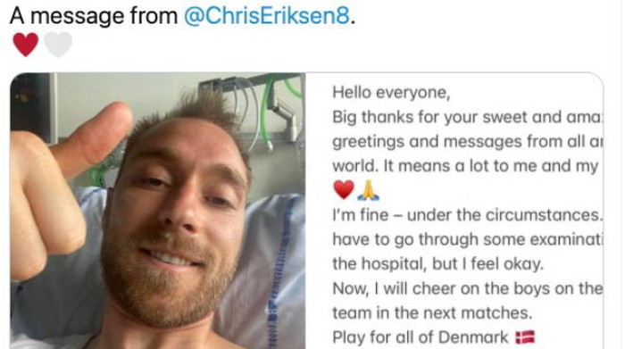 Eriksen operated on a blind heart: a defibrillator will be implanted in it - Sports - Europeans