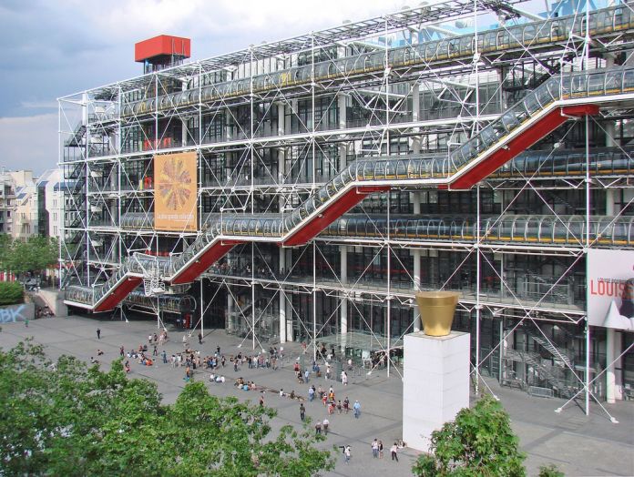 Renzo Piano and Richard Rogers, Center Pompidou, Paris
