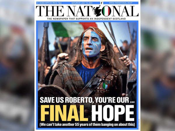 Italy's victory was celebrated all over Scotland