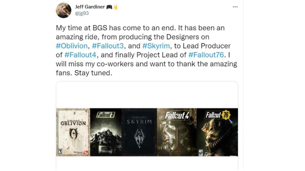 Bad news for Fallout, director leaves: "I will miss" 