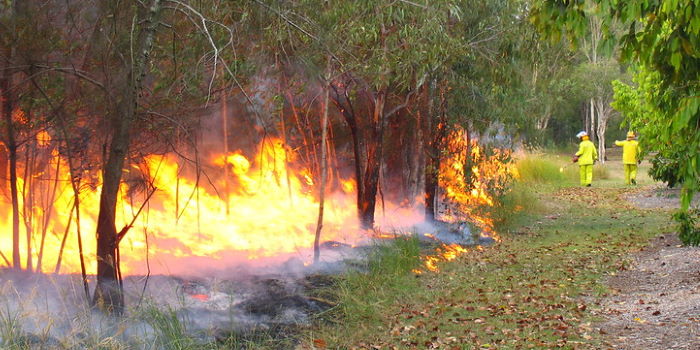 Australia, used drones to start controlled fires