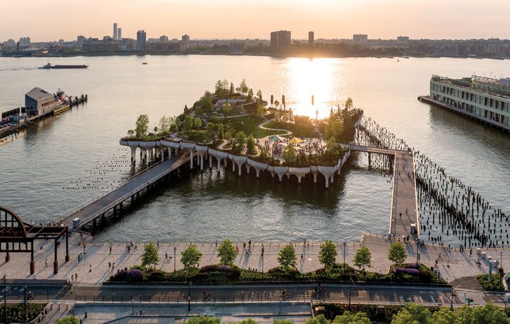 New York (USA): Little Island park on the Hudson River - Sports & Facilities