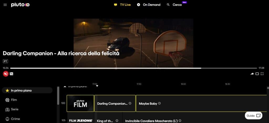 Pluto TV: The free streaming service arrives in Italy