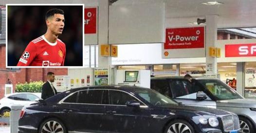 Ronaldo, gasoline is missing for Bentley in England - Corriere.it