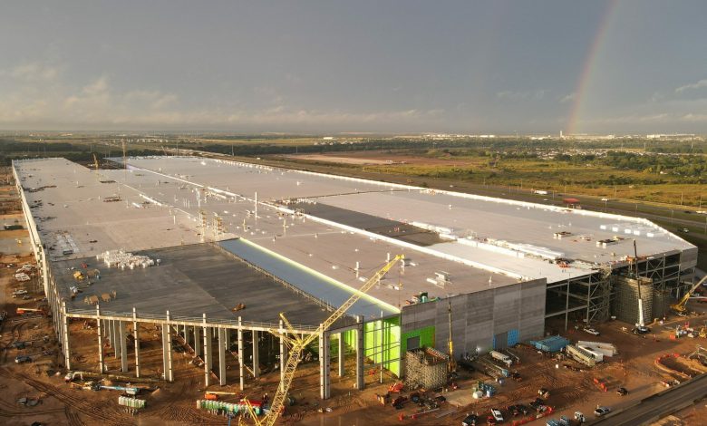 The new factory is huge