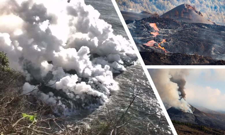 As La Palma continues to shake, new lava deltas are forming [FOTO e VIDEO]