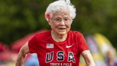 Photo of Fastest grandmother in America: Julia Hawkins breaks the 100m record at 105