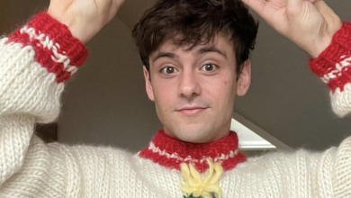 Photo of Tom Daley’s Christmas message against homophobia in football