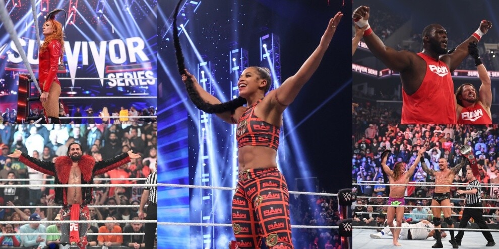WWE, a Survivor Series trionfa Raw: 5-2 su SmackDown