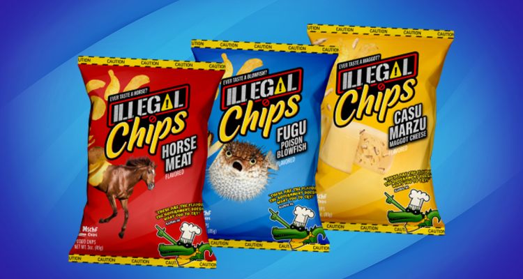 USA: Artists make illegal food flavoring chips