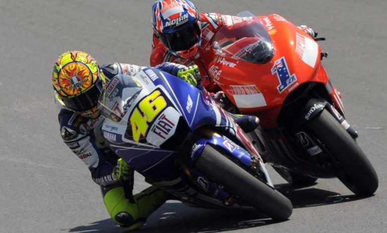 MotoGP and Casey Stoner on Valentino Rossi: "At Laguna Seca 2008, I'm ready to have a meltdown"