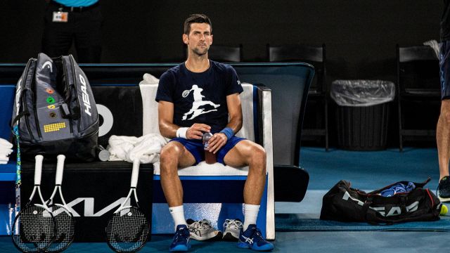 Tennis, Novak Djokovic's first public appearance after Australia