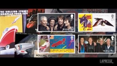 Photo of The Rolling Stones in the UK celebrated a special series of stamps