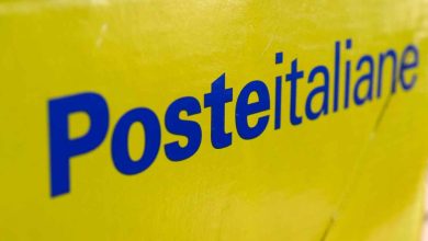 Photo of Contract Amendment.  Poste Italiane, notice to all customers