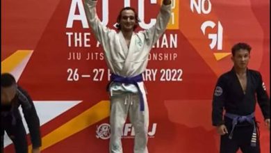 Photo of Brazilian Jiu-Jitsu, gold medalist Reggio Emilia is a student in Australia