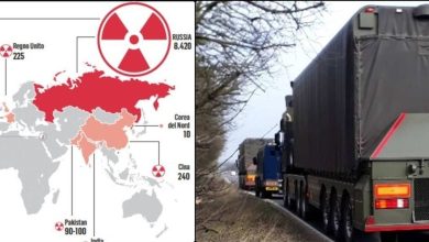 Photo of “Truck with nuclear warheads arrives at a warehouse in Britain” high voltage in the heart of Europe