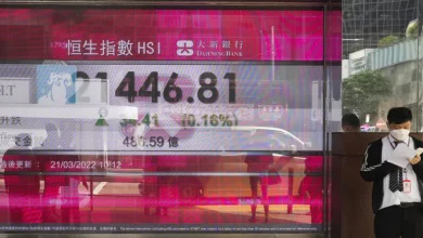 Photo of Asian stocks are falling.  Evergrande suspended ads suspended