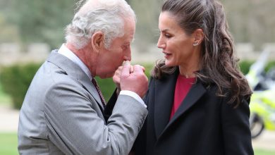 Photo of Letizia from Spain in London, kissed by Prince Charles!