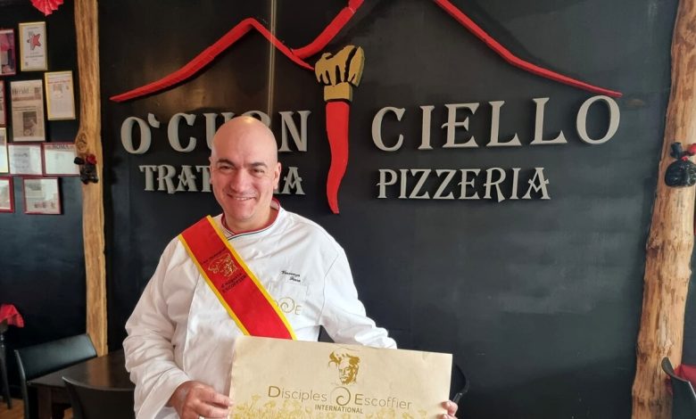 Chef Enzo Fiore for the prestigious ensemble of Disciples d'Escoffier