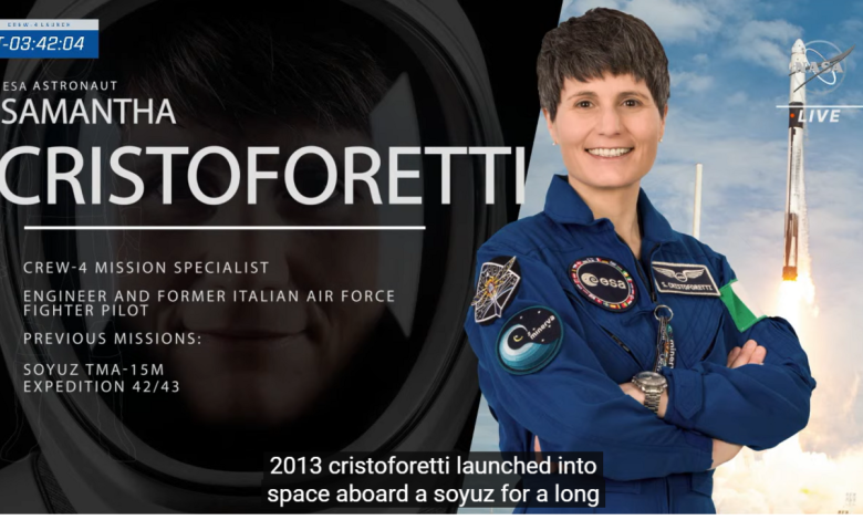 Everything is ready for the new launch of Samantha Cristoforetti