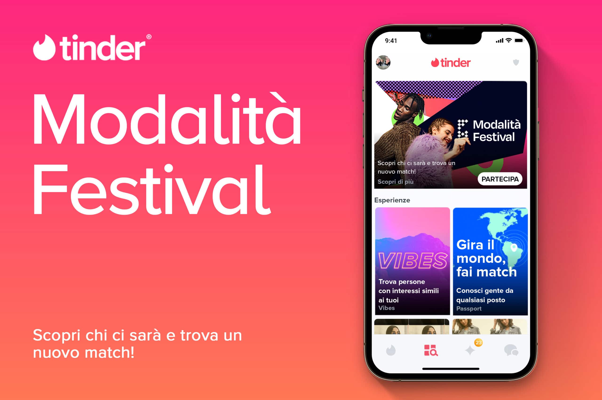 Dating and live music: Tinder launches festival style thumbnail