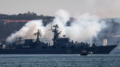 Photo of Ukraine, the Russian ship Vsevolod Bobrov is on fire in the Black Sea.  Hit near Snake Island