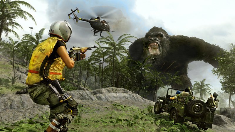 Call of Duty: Warzone - Operation Monaarch, a team of players against Kong