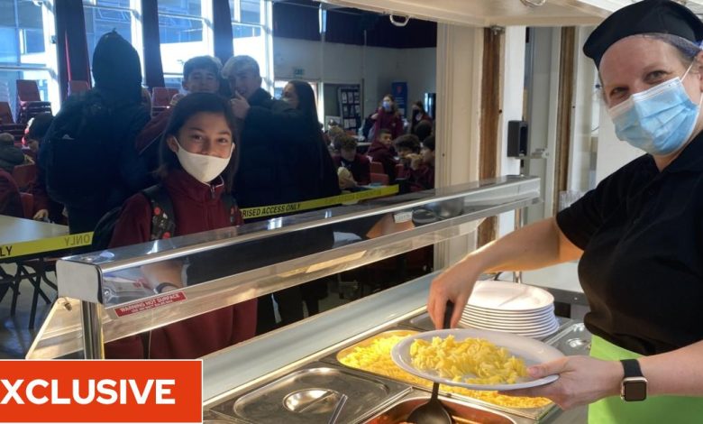 The school that offers the UK's first vegetarian cuisine says the vegetarian menu has attracted new students to join