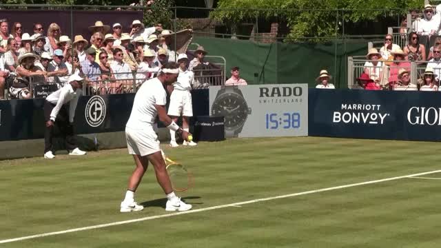 Nadal and Djokovic snatch applause on Hurlingham grass