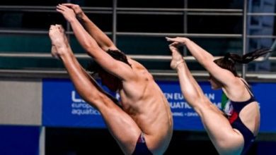 Photo of Swimming World Championships in Budapest, diving silver for Matteo Santoro and Chiara Bellacani