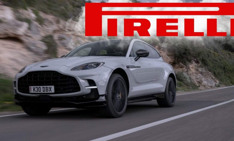 The new tire designed specifically for the insane power of the Aston Martin DBX707 SUV