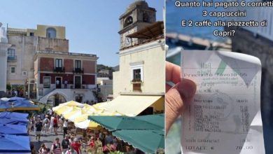Photo of Capri, €78 bill for breakfast: “We took 6 croissants, 3 cappuccinos and 2 coffees”