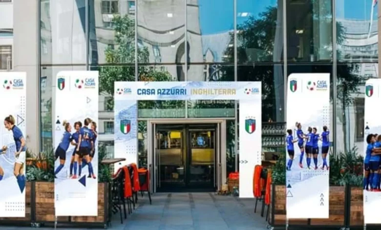 "Casa Azzurri England", a meeting point for fans and partners who will follow the national team