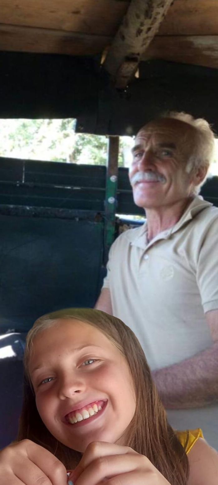 Grandpa Attilio with Emma