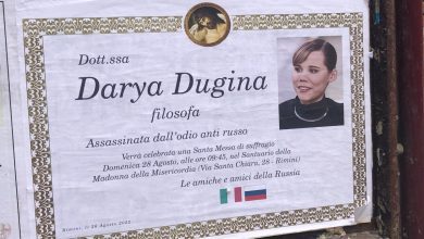 Photo of ‘Killed by anti-Russian hate’: Mass in memory of Daria Dugina in Rimini