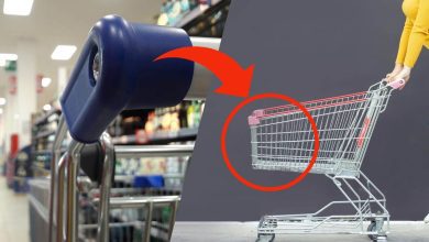 Photo of Shopping carts, do you know what these clamps are?  It is very useful
