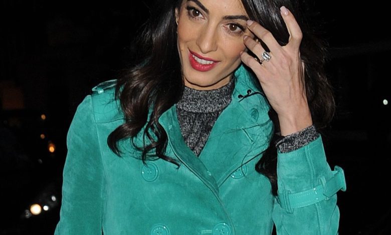 Amal Clooney's green coat, office look to be copied instantly