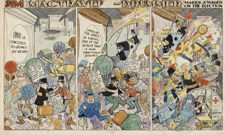 The first masters of comics at Palazzo Bisaccioni, the unique exhibition chronicles the beginnings of a phenomenon that later became a mass in 50 rarely seen original works.